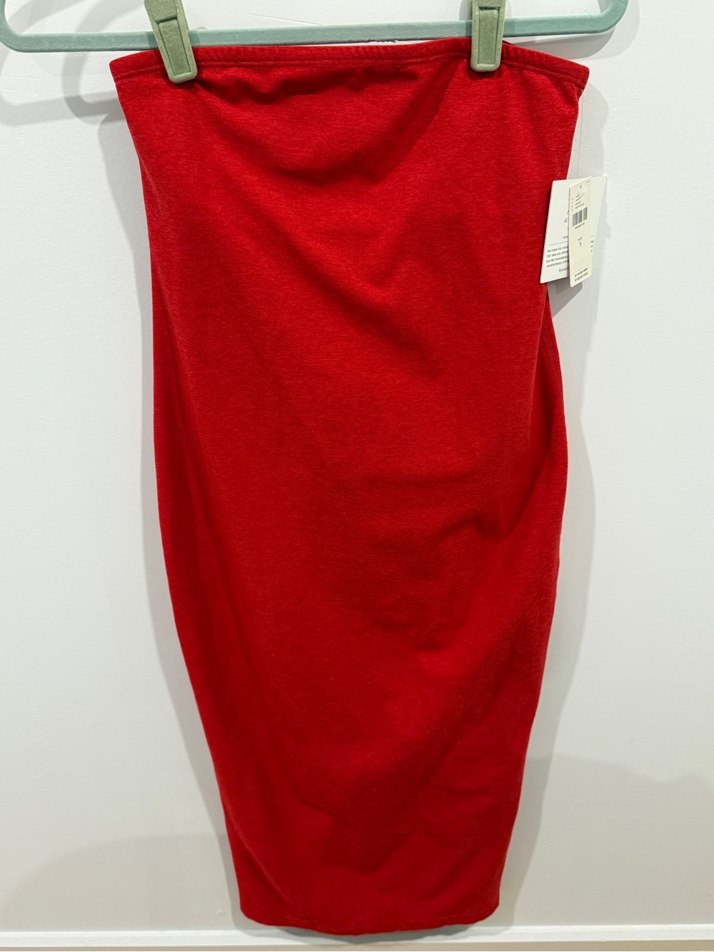 Beyond Yoga Red Strapless Tube Dress